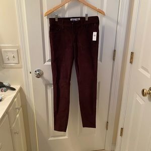Brown corduroy pants